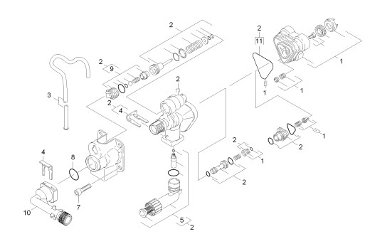 KARCHER POWER WASHER K2.58 16013520 Parts List pump repair manual